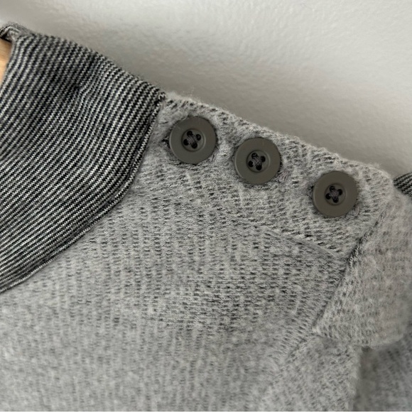 Katharine Kidd ruffle sleeve semi cropped sweater S - Picture 3 of 8